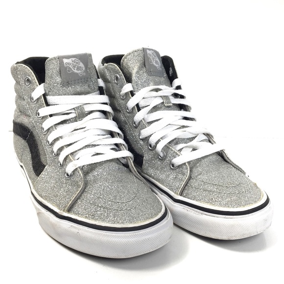 glitter high top vans
